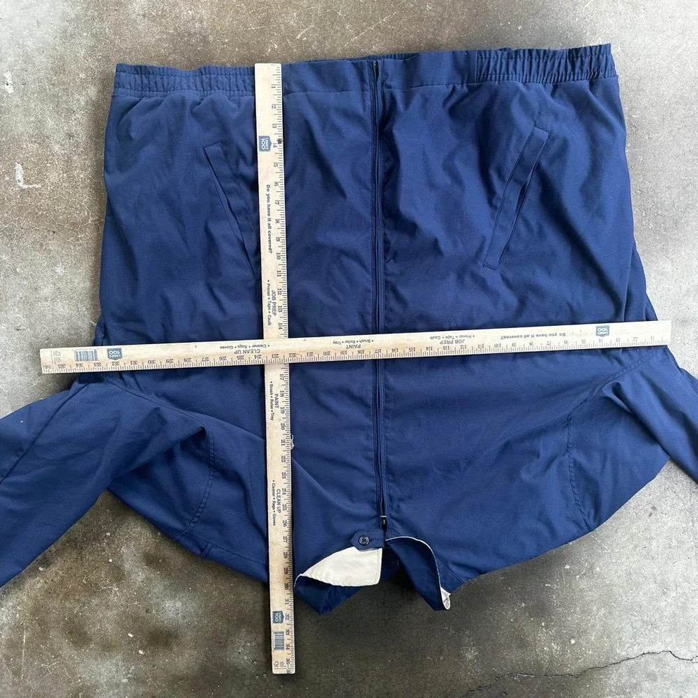 Polo Ralph Lauren Harrington Jacket Men 4XLT Navy Blue Vintage Lined Windbreaker